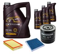 DENCKERMANN Controllo Set MANNOL Extreme 5W-40 8L per Volvo V70 II 2.5 TDI