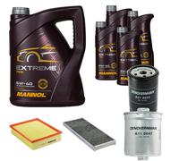 DENCKERMANN Controllo Set MANNOL Extreme 5W-40 9L per Audi A4 1.8 VW Passat