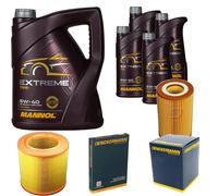 DENCKERMANN Controllo Set MANNOL Extreme 5W-40 9L per Audi A8 3.2 FSI