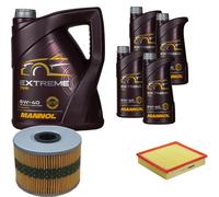 DENCKERMANN Controllo Set MANNOL Extreme 5W-40 9L per Audi A8 4.2 quattro