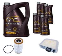DENCKERMANN Controllo Set MANNOL EXTREME 5W-40 9L Per AUDI Q7 3.0 TFSI