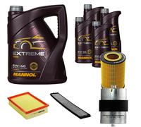 DENCKERMANN Controllo Set MANNOL Extreme 5W-40 9L per BMW 3er Cabriolet 320