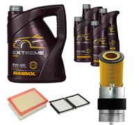DENCKERMANN Controllo Set MANNOL Extreme 5W-40 9L per BMW 3er Compact 323 TI