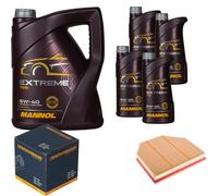DENCKERMANN Controllo Set MANNOL Extreme 5W-40 9L Per BMW 5 Serie 6 Serie