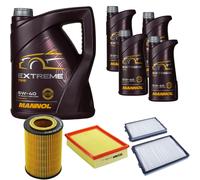 DENCKERMANN Controllo Set MANNOL Extreme 5W-40 9L per BMW 5er 523i 520i 528i