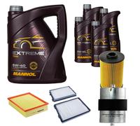 DENCKERMANN Controllo Set MANNOL Extreme 5W-40 9L per BMW 5er 540i 535i