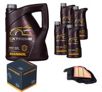 DENCKERMANN Controllo Set MANNOL Extreme 5W-40 9L per BMW 6 Gran Coupe 650i