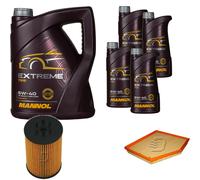 DENCKERMANN Controllo Set MANNOL Extreme 5W-40 9L per BMW 6er Cabriolet 645