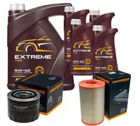 DENCKERMANN Controllo Set MANNOL Extreme 5W-40 9L per Fiat Ducato Bus 2.3