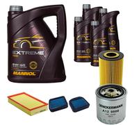 DENCKERMANN Controllo Set MANNOL Extreme 5W-40 9L per Mercedes-Benz E-Klasse