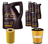 DENCKERMANN Controllo Set MANNOL Extreme 5W-40 9L per Mercedes-Benz E-Klasse