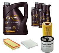 DENCKERMANN Controllo Set MANNOL Extreme 5W-40 9L per Mercedes-Benz G-Klasse