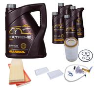 DENCKERMANN Controllo Set MANNOL Extreme 5W-40 9L per Mercedes-Benz M-Klasse