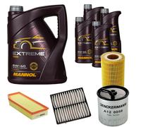DENCKERMANN Controllo Set MANNOL Extreme 5W-40 9L per Mercedes-Benz M-Klasse