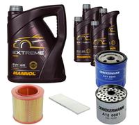 DENCKERMANN Controllo Set MANNOL Extreme 5W-40 9L per Peugeot Boxer Furgone