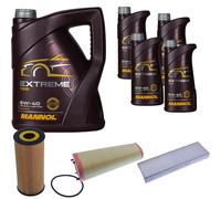 DENCKERMANN Controllo Set MANNOL Extreme 5W-40 9L per Porsche Boxster 2.7 S