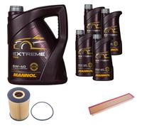 DENCKERMANN Controllo Set MANNOL EXTREME 5W-40 9L Per Porsche Panamera 4.8