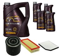 DENCKERMANN Controllo Set MANNOL Extreme 5W-40 9L per Renault Laguna I