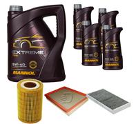 DENCKERMANN Controllo Set MANNOL Extreme 5W-40 9L per Saab 9-3 2.2 TiD