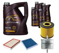 DENCKERMANN Controllo Set MANNOL Extreme 5W-40 9L Per Volvo S80 I 2.4 2.0 T