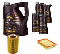 DENCKERMANN Controllo Set MANNOL Extreme 5W-40 9L per Volvo V70 II 2.4 D5