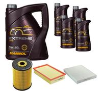 DENCKERMANN Controllo Set MANNOL Extreme 5W-40 9L per VW Multivan V 3.2 V6