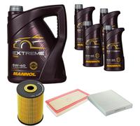 DENCKERMANN Controllo Set MANNOL Extreme 5W-40 9L per VW Touareg 3.2 V6 3.6