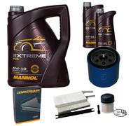 DENCKERMANN Controllo Set MANNOL Extreme Olio 5W-40 7L per Renault Kangoo/Grand