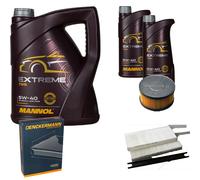 DENCKERMANN Controllo Set MANNOL Extreme Olio 5W-40 7L per Renault Kangoo/Grand