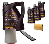 DENCKERMANN Controllo Set MANNOL Extreme Olio 5W-40 8L per BMW 3er Touring 320d