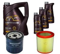 DENCKERMANN Controllo Set MANNOL Extreme Olio 5W-40 8L per Lancia Lybra SW 2.4