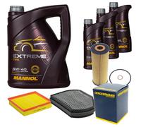 DENCKERMANN Controllo Set MANNOL Extreme Olio 5W-40 8L per Mercedes-Benz SLK 200