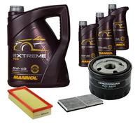 DENCKERMANN Controllo Set MANNOL Extreme Olio 5W-40 8L per Renault Avantime 2.0
