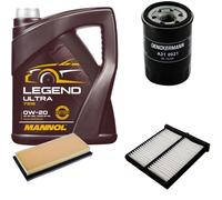 DENCKERMANN Controllo Set MANNOL Legend Ultra 0W-20 5L Per Mitsubishi Mirage