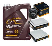 DENCKERMANN Controllo Set MANNOL Legend Ultra 0W-20 5L Per Suzuki Swift V 1.2