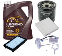 Denckermann Controllo Set mannol Legend Ultra 0W-20 5L per Suzuki SX4 1.5 Vvt