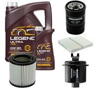 DENCKERMANN Controllo Set MANNOL Legend Ultra 0W-20 6L Per Honda CR-V II 2.0