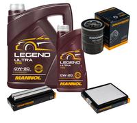 DENCKERMANN Controllo Set MANNOL Legend Ultra 0W-20 6L Per Hyundai I10 1.0