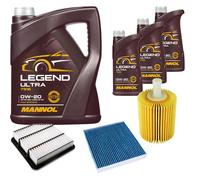 Denckermann Controllo Set mannol Legend Ultra 0W-20 8L per Lexus Is II 250