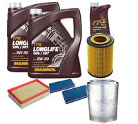 DENCKERMANN Controllo Set MANNOL LONGLIFE 504/507 5W-30 11L Per BMW 7 Serie 740d