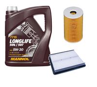 DENCKERMANN Controllo Set MANNOL LONGLIFE 504/507 5W-30 5L Per KIA Optima
