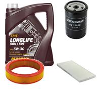 DENCKERMANN Controllo Set MANNOL LONGLIFE 504/507 5W-30 5L Per Lancia Y 1.2