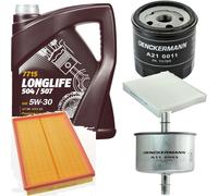 DENCKERMANN Controllo Set MANNOL LONGLIFE 504/507 5W-30 5L Per VW Fox 1.4