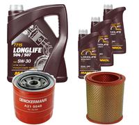 DENCKERMANN Controllo Set MANNOL LONGLIFE 504/507 5W-30 8L Per Renault 25 2.2