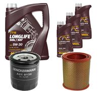 DENCKERMANN Controllo Set MANNOL LONGLIFE 504/507 5W-30 8L Per Renault 25 2.2