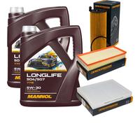 Denckermann Controllo Set mannol Longlife 5W-30 10L per VW Tuareg 3.0 V6