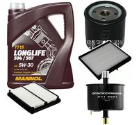 Denckermann Controllo Set MANNOL Longlife 5W-30 5L per Chevrolet