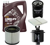 DENCKERMANN Controllo Set MANNOL LONGLIFE 5W-30 5L Per Honda CR-V II 2.0