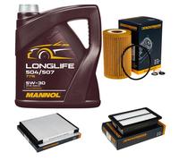 DENCKERMANN Controllo Set MANNOL LONGLIFE 5W-30 5L Per Hyundai I20 1.1 CRDi