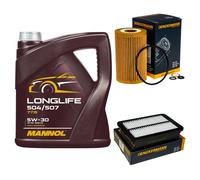 DENCKERMANN Controllo Set MANNOL LONGLIFE 5W-30 5L Per Hyundai I30 1.6 CDI